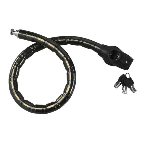 Lampa Boa, 24 mm Diebstahlsicherungskabel aus kunststoffbeschichtetem Stahl – 120 cm