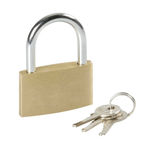 Basic Lamp, Brass Padlock - 50 mm