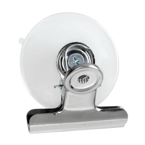 Lampa Set 2 clips in metallo con ventosa - S - 50 mm 65455