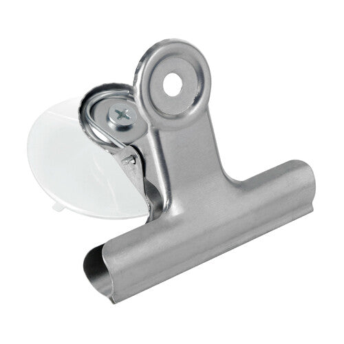 Lampa Set 2 clips in metallo con ventosa - L - 75 mm 65456