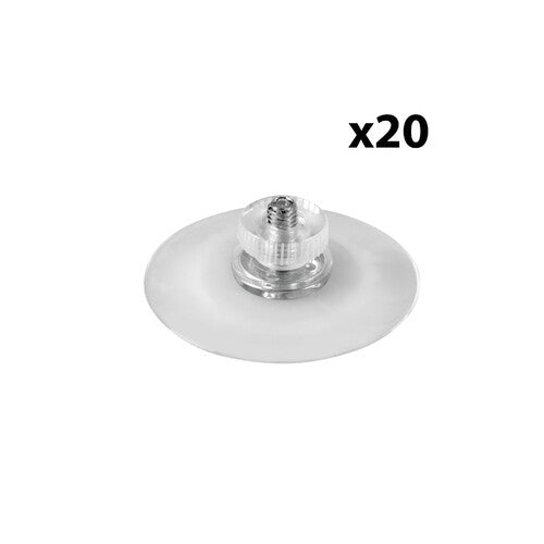 Ventosas multiusos, 20 piezas - 40 mm 65479