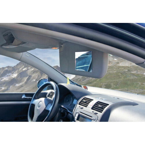 Adhesive courtesy mirror lamp - 130x70 mm