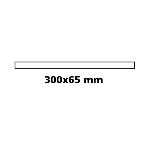 Lámpara de pantalla ancha, espejo retrovisor plano - 300x65 mm 65513