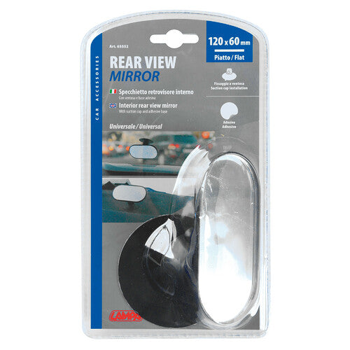 Flat Rearview Mirror Lamp - 120x60 mm