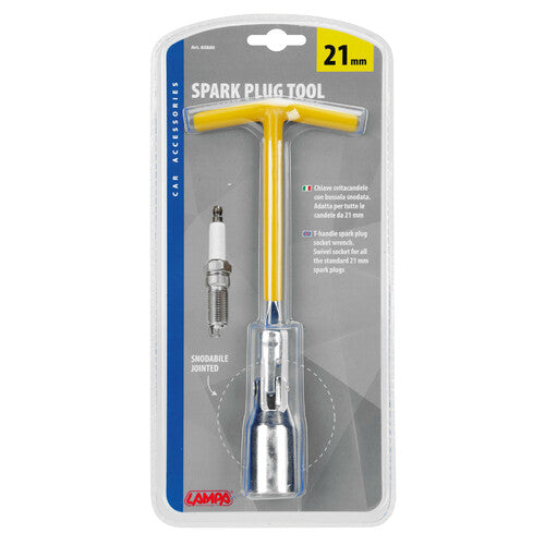 Llave giratoria para bujías Lampa - 21 mm 65880