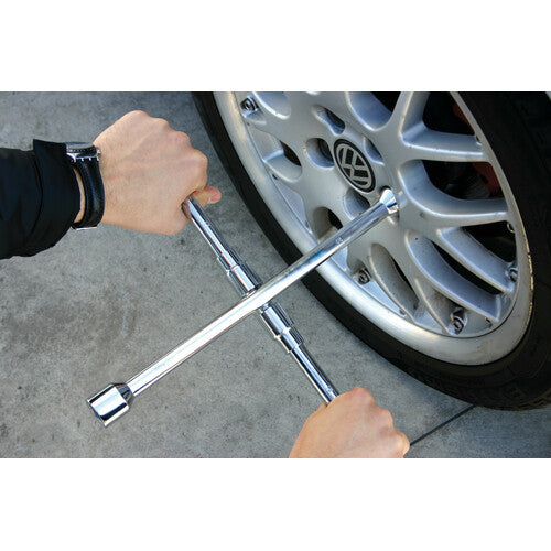 Folding cross key lamp