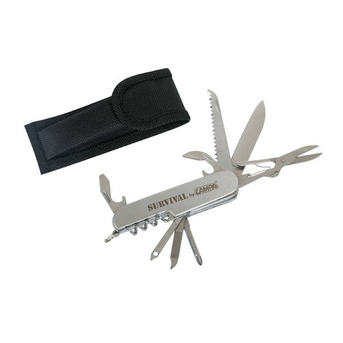 Navaja de bolsillo multifuncional Lampa 11 en 1 66142