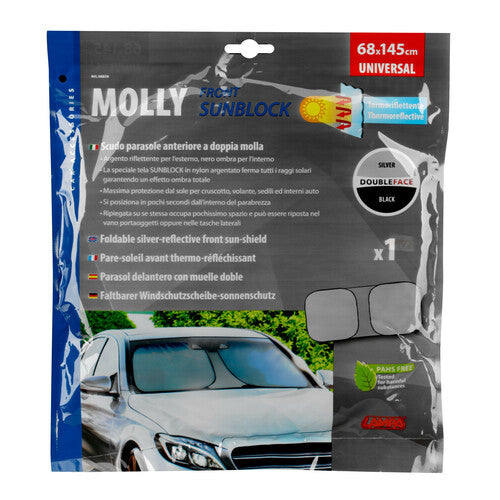 Parasol frontal de doble resorte Molly Sunblock de Lampa - 145 x 68 cm 66829