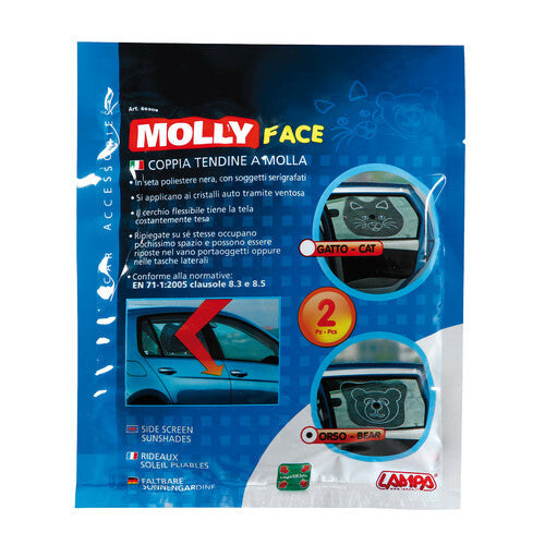 Lámpara Molly-Face, par de cortinas de resorte 66908