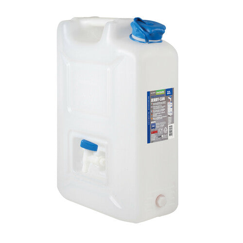 Polyethylene canister with tap for food use - 22 L