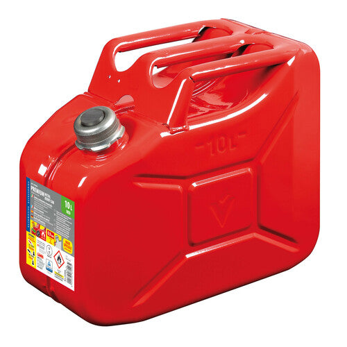 Lampa Premium, tanica carburante in metallo - 10 L - Rosso 67006
