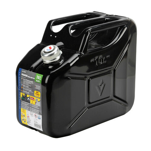 Premium Lamp, Metal Fuel Can - 10 L - Black
