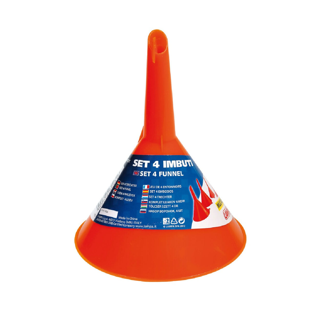 Juego de embudos Lampa 4 piezas 67031