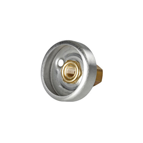 Adaptador de lámpara GLP - Plato (Italia) - M16x1,5 - 47 mm - Latón/Acero inoxidable 67118