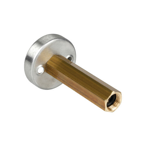 Adaptador de lámpara GLP - Plato (Italia) - M16x1,5 - 98 mm - Latón/Acero inoxidable 67125