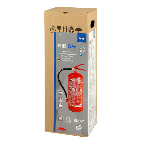Extintor de polvo Lampa Fire-Off, 6 kg 68061