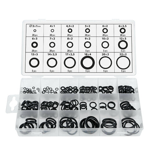 Lampa O-Ring, assortimento 225 pz, 18 misure 69914
