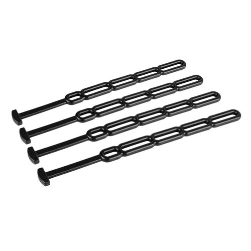 Lamp Set of 4 NBR rubber tie rods - 370x30 mm