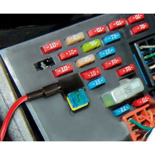 Lámpara de robo de corriente para fusible de cuchilla micro, 12/24 V 70065
