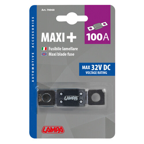 Lampa Maxi+, fusibile lamellare tipo ANL 12/32V - 100A 70068