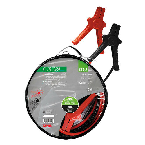 Cables de batería Lampa Europa - 350 cm - 350 A - 25 mm 70118