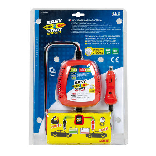 Lampa Easy 2 Start, cargador de baterĂa de arranque, 12 V 70137