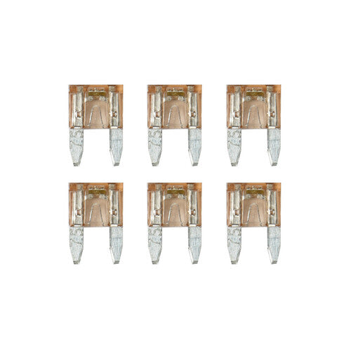 Smart LED Lamp, set of 6 micro blade fuses with LED indicator, 12/32V - 7.5A