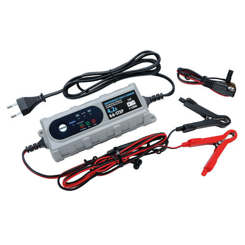 Cargador múltiple amperomático Lampa, cargador de batería inteligente, 12 V - 4,2 A 70208