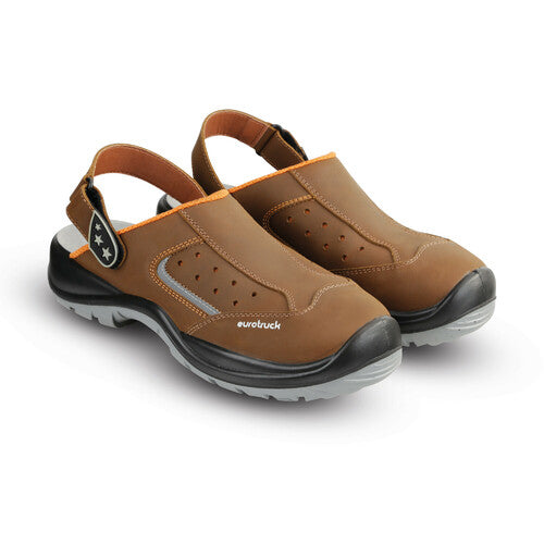 Lampa Lion Brown Safety Clogs - EU 41 - UK 7