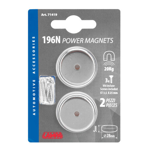 Lampa Dischi magnetici al neodimio, 2 pz 71419