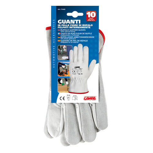 Lampa Guanti in pelle fiore di bufalo - 10