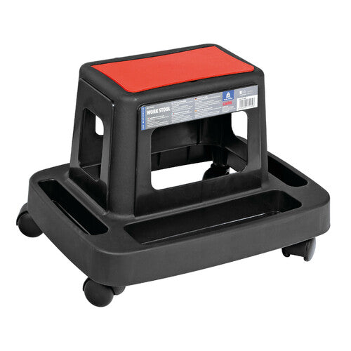 Lampa Work Stool, sgabello da lavoro con ruote