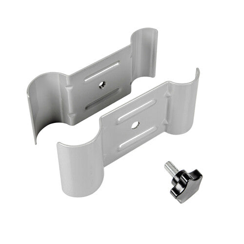 Bracket for attaching clotheslines or servo-driven satellite receivers