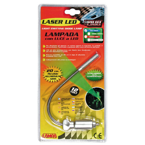 Pilot Laser Led, lampada led 12V - Blu