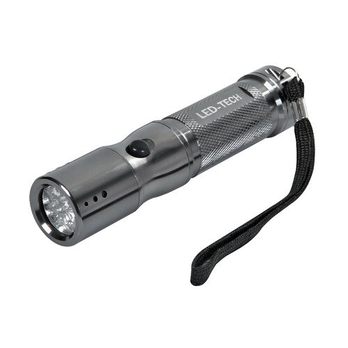 Led-Tech Lamp, 9 LED aluminum flashlight