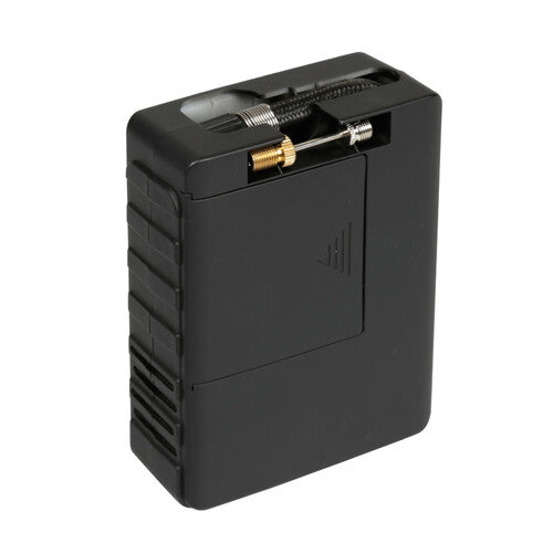 Pocket compressor lamp with LED flashlight