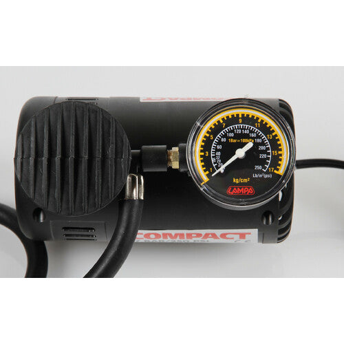 Lámpara compacta, compresor de 12 V con manómetro 72150