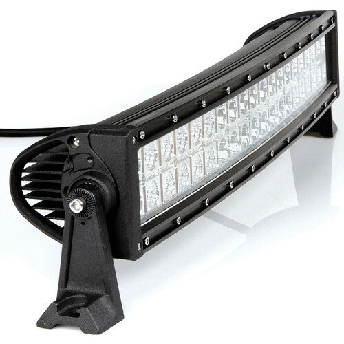 Lampa Barra a Led con struttura curva in alluminio, 10/30V - 55 cm