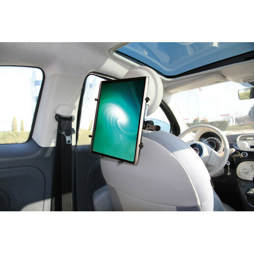 Headrest tablet holder lamp