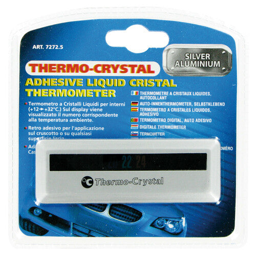 Liquid crystal thermometer lamp