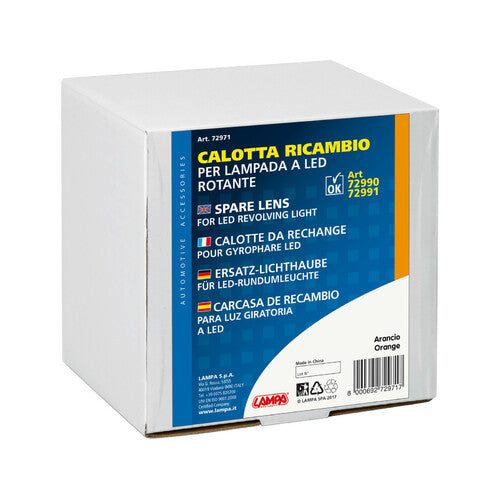 Replacement cap for signal light item 72990 / 72991 - Orange