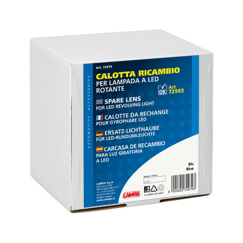 Lampa Calotta ricambio per luce di segnalazione art. 72993 - Blu 72979