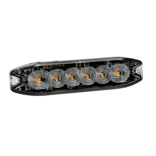 Lampa Luce di segnalazione multifunzione a 6 Led, 12/24V - Arancio