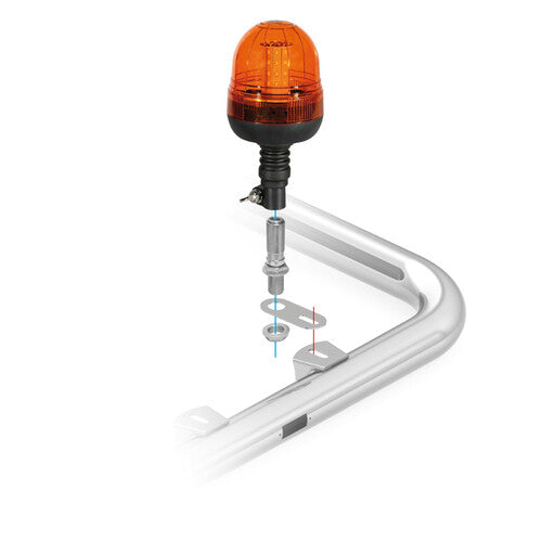 Lamp Bracket for DIN Rotating Beacons - 95x40 mm