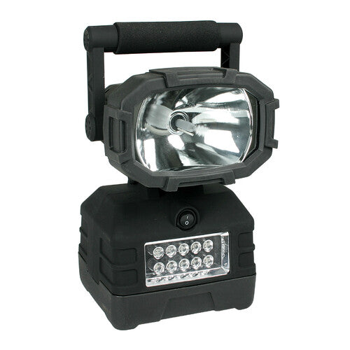 Lampa Pro Lite, Faro con proyector Xenón HID de 20W y linterna de 10 LED - 12/230V 73068