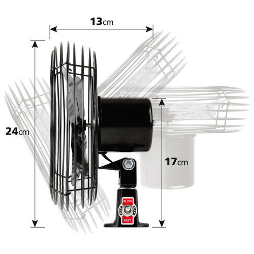 Lámpara Premium, Ventilador Metálico 8 - 24V 73100