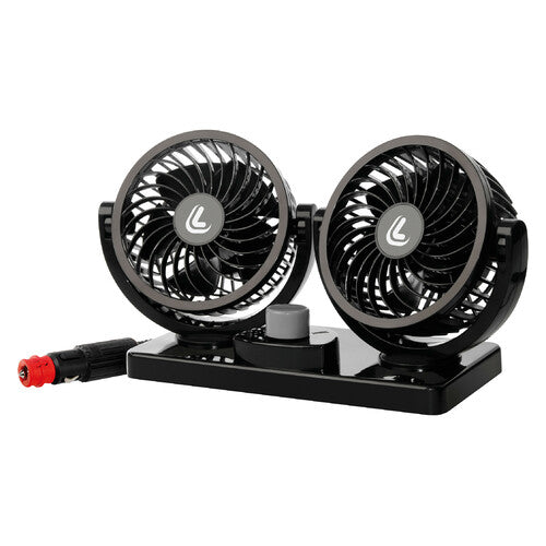 Lámpara Twin-Air, Doble Ventilador, Dos Velocidades, 4-24V 73103