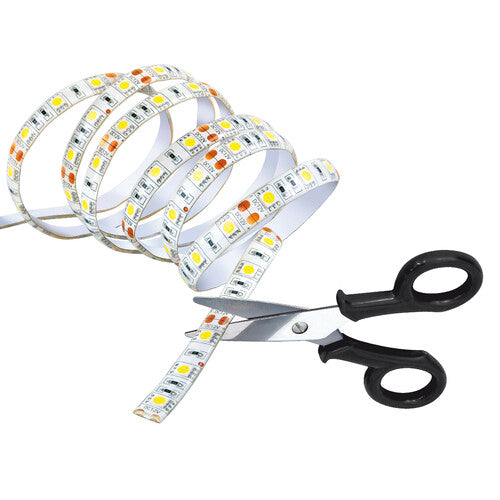 Tira de luces LED para interiores, luz blanca, 12 V, 150 cm, 73644