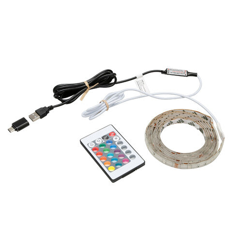 Tira de luces LED RGB, USB - 200 cm 73660