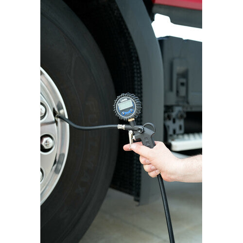 Lampa Pistola mit digitalem Manometer zum Aufpumpen von Reifen 74014